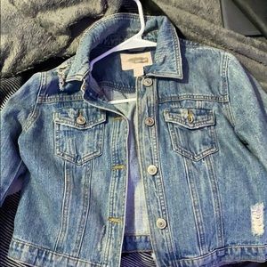 Cropped denim jacket